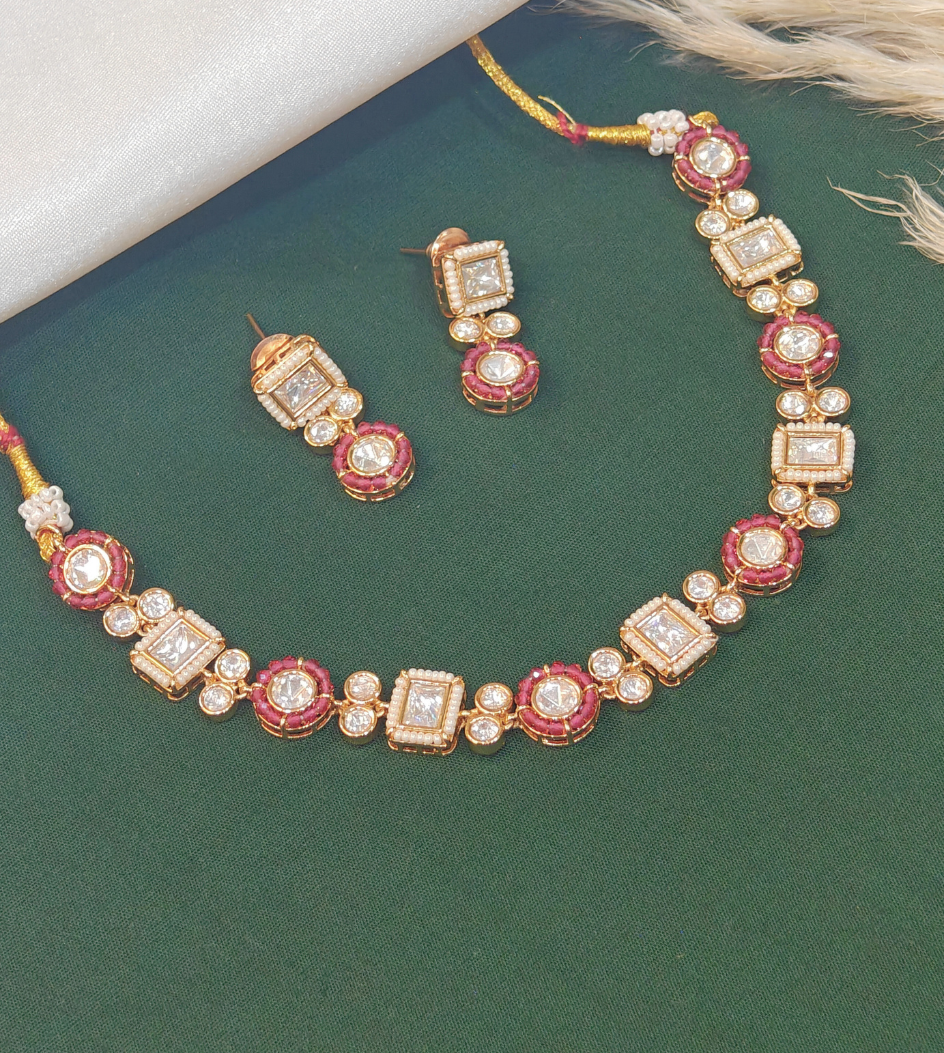 PINK VANYA JEWELLERY SET