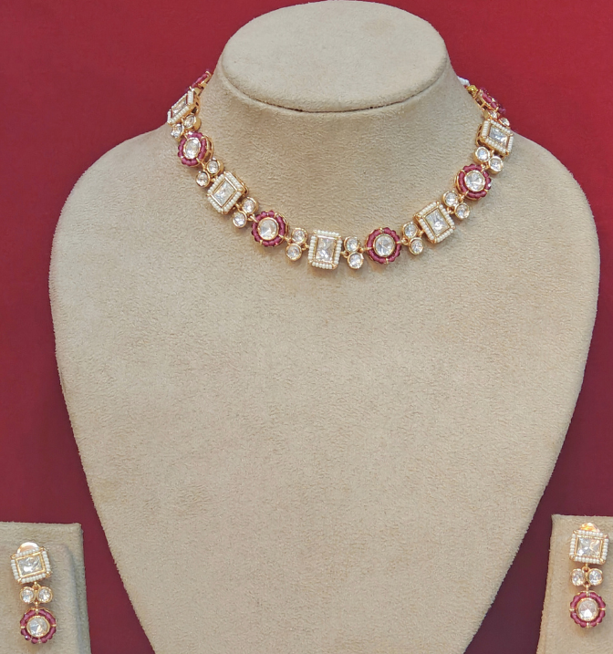 PINK VANYA JEWELLERY SET