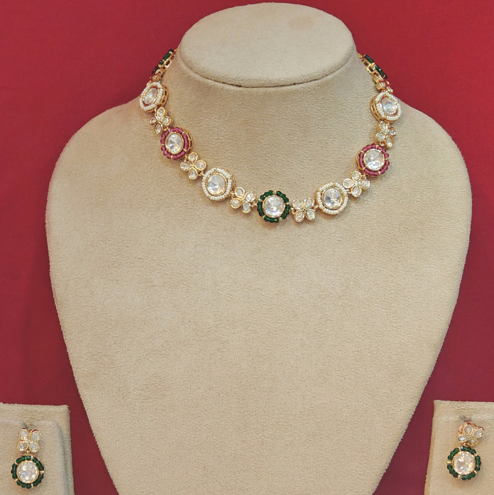 PINK VEDANGI JEWELLERY SET