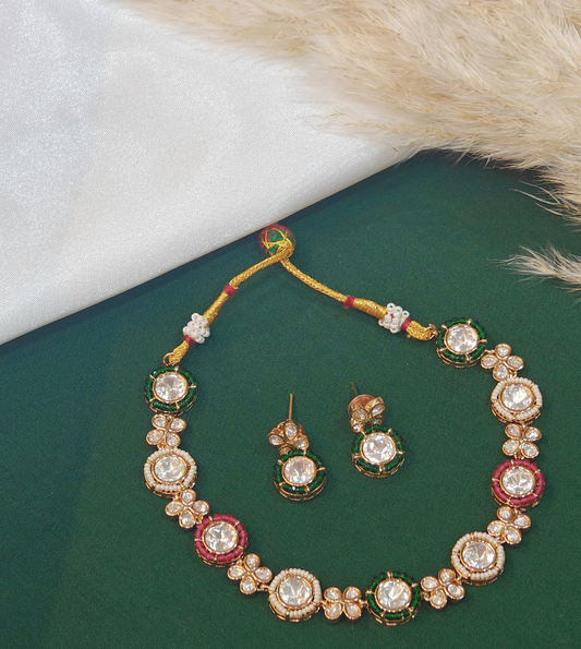 PINK VEDANGI JEWELLERY SET