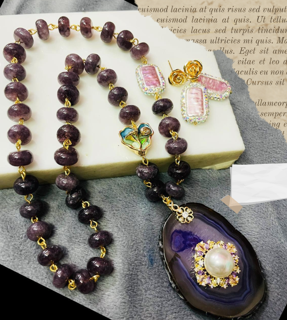 VIOLET TAMANNA JEWELLERY SET – My Store - Main Image