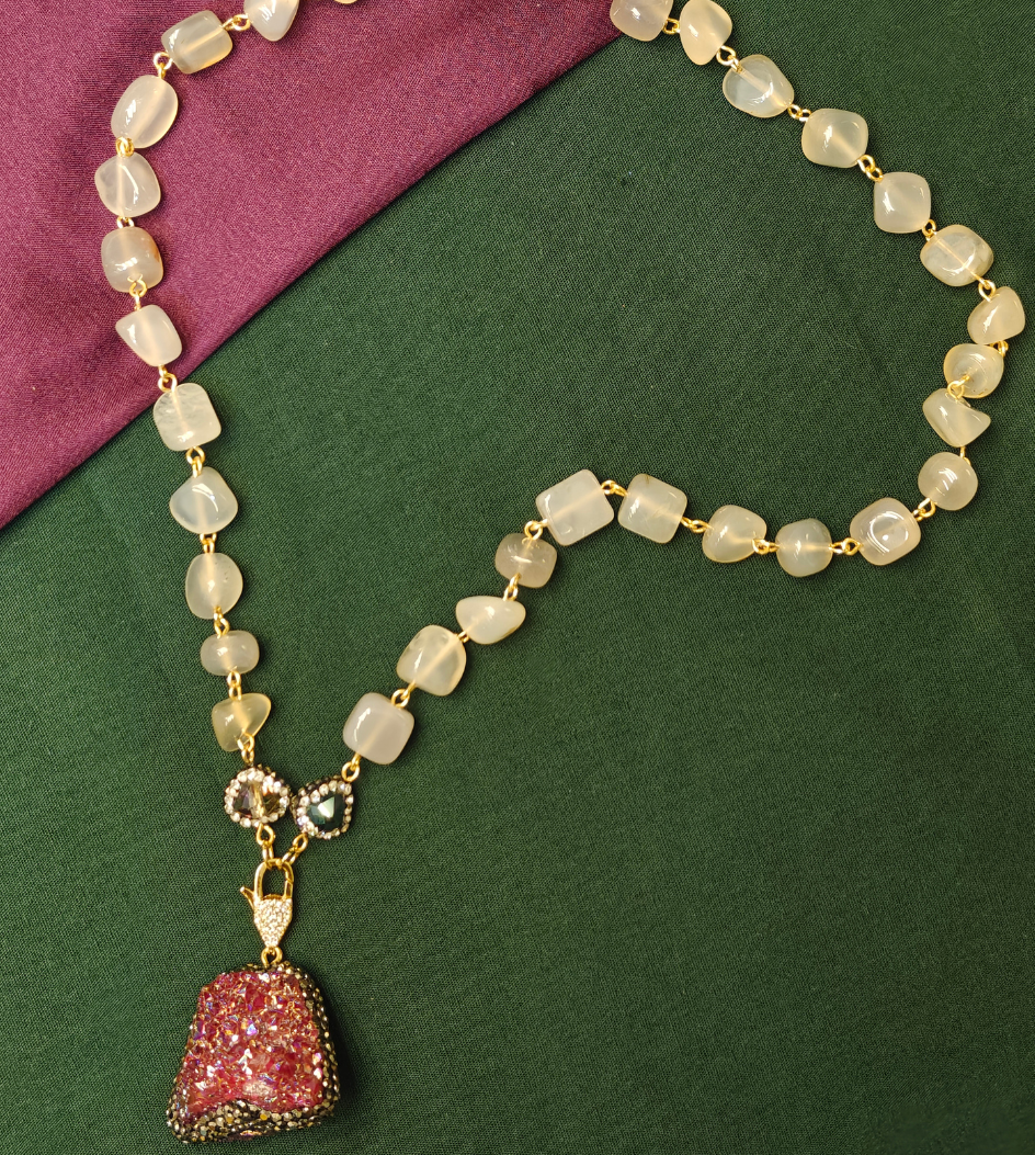 PURPLE AND BLUE MALINI JEWELLERY SET