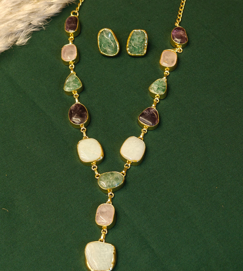 MULTICOLORED URMILA JEWELLERY SET