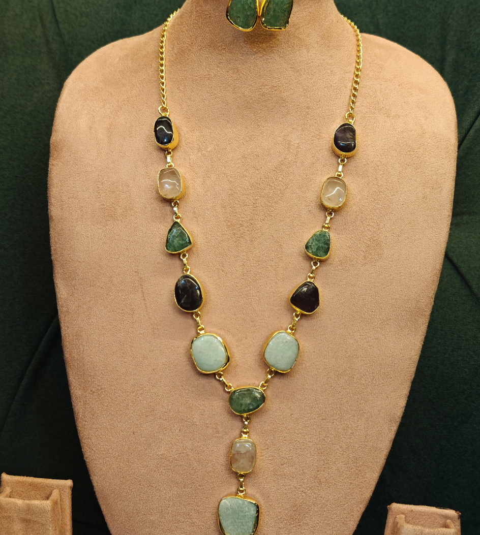 MULTICOLORED URMILA JEWELLERY SET