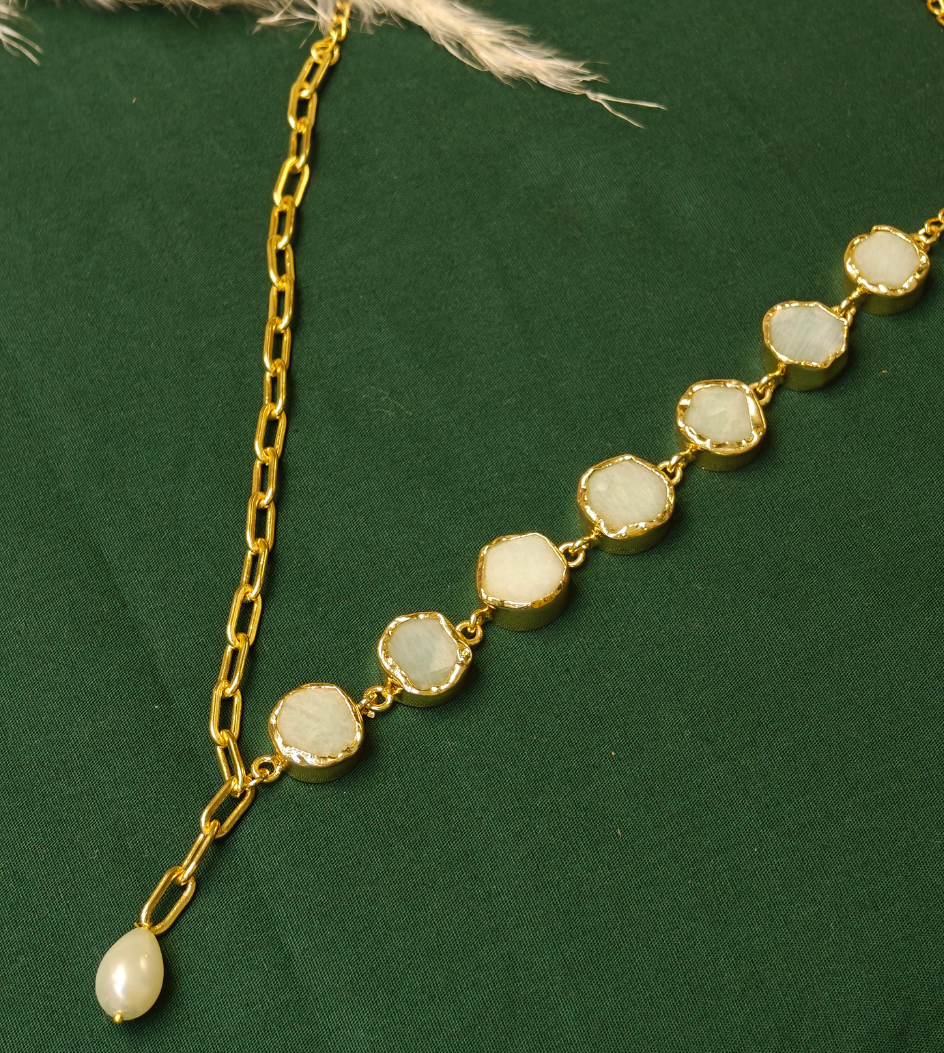 GREEN VAMEEKA JEWELLERY SET