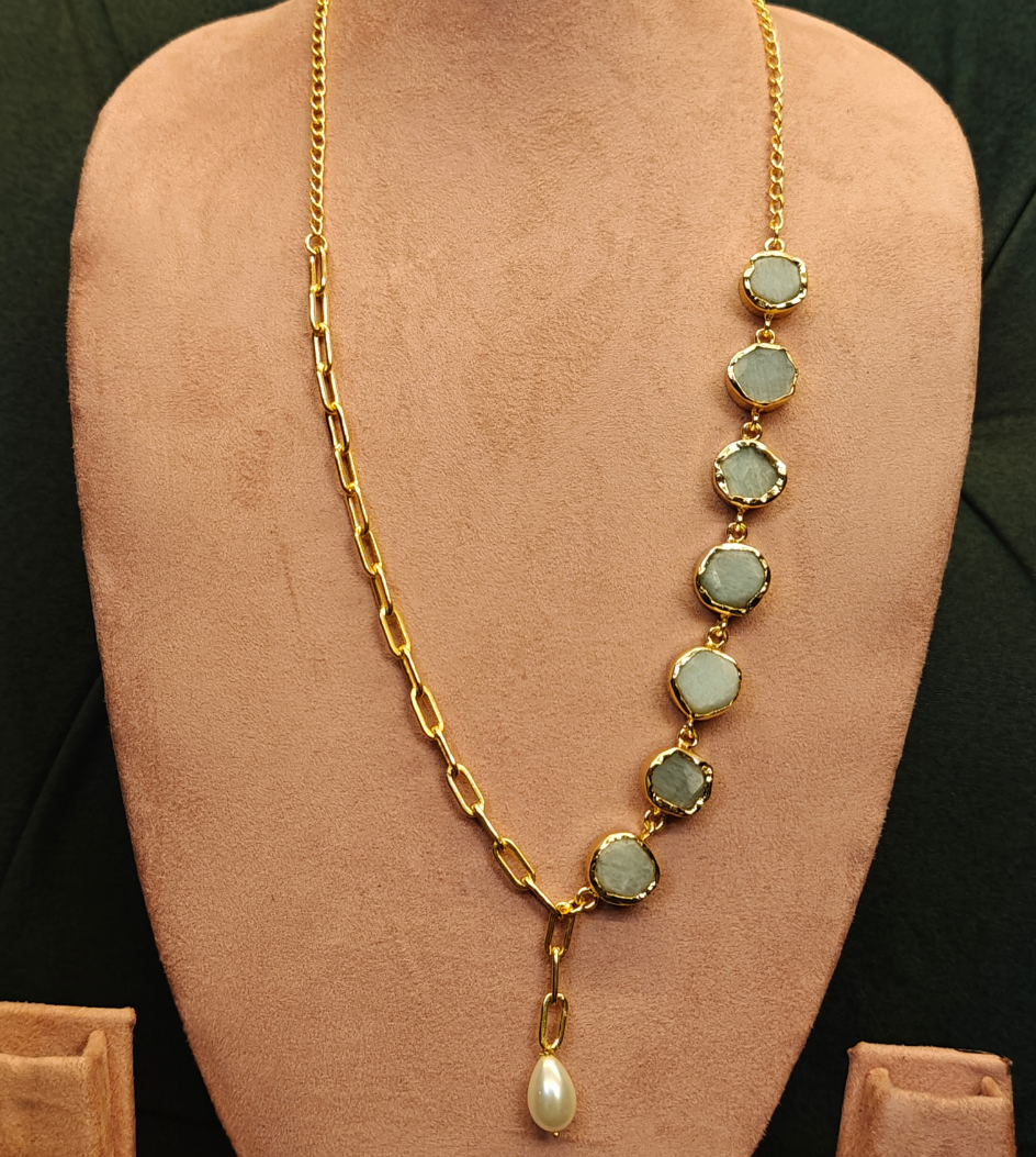 GREEN VAMEEKA JEWELLERY SET