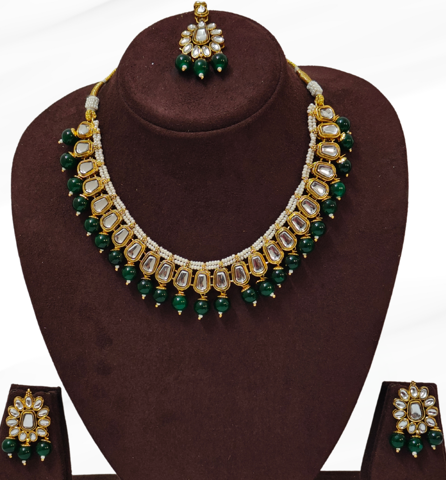 GREEN SUKANYA JEWELLERY SET