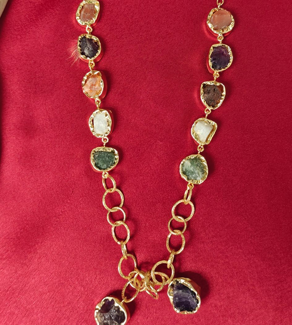 MULTICOLORED HRIDA JEWELLERY SET