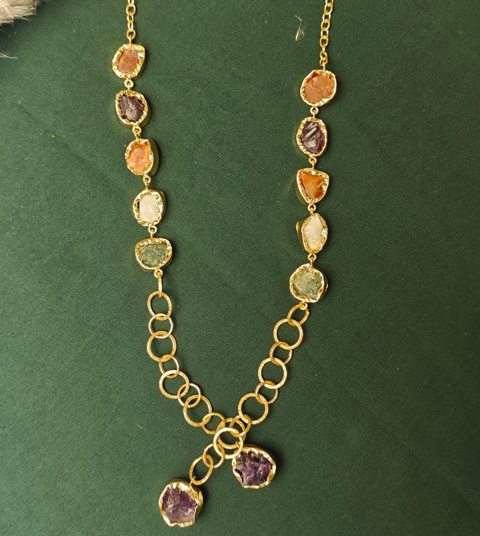 MULTICOLORED HRIDA JEWELLERY SET