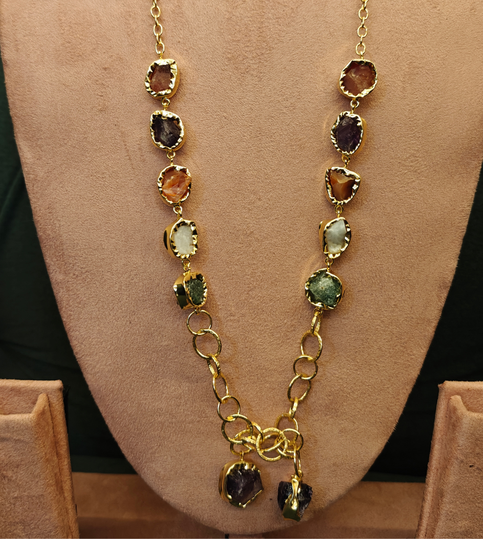 MULTICOLORED HRIDA JEWELLERY SET