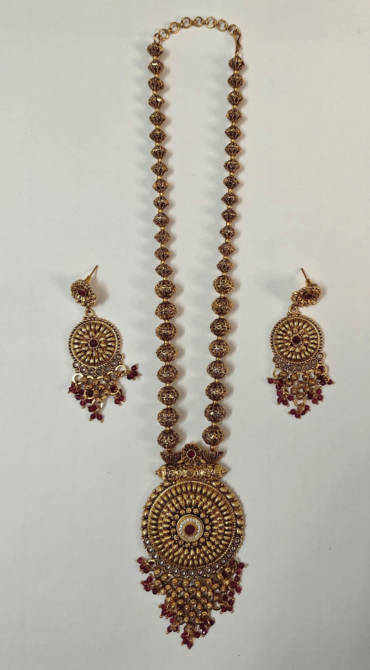 RED AASTHA JEWELLERY SET