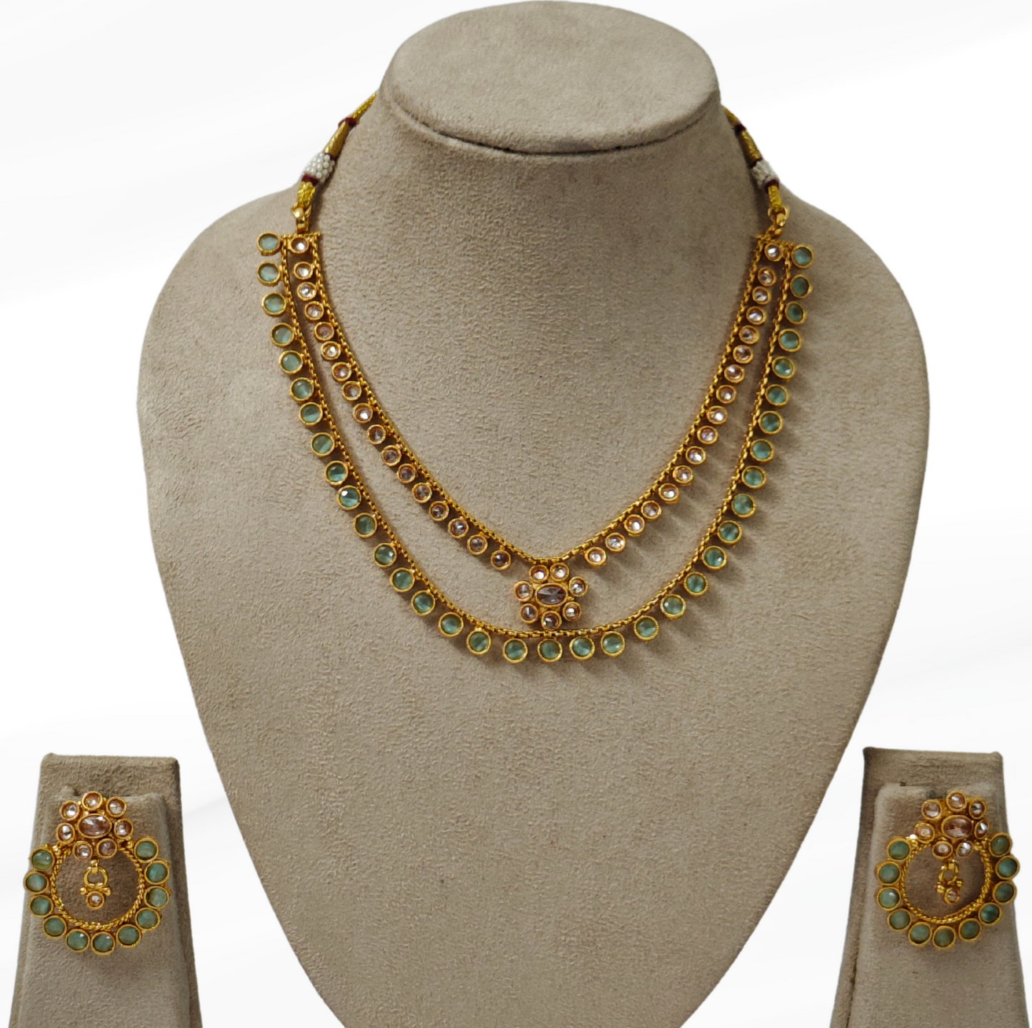 MINT DHRITI TWO LAYERED JEWELLERY SET