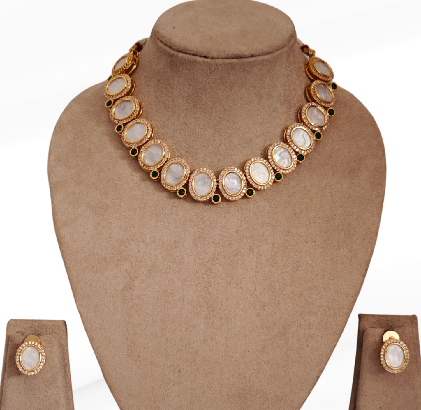 GREEN DIYA JEWELLERY SET