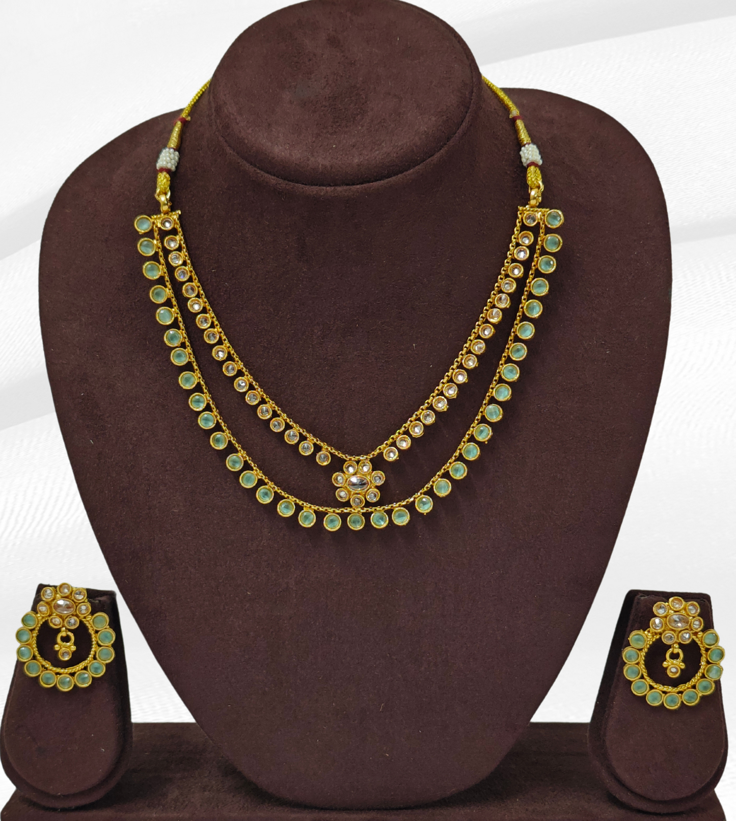 MINT DHRITI TWO LAYERED JEWELLERY SET