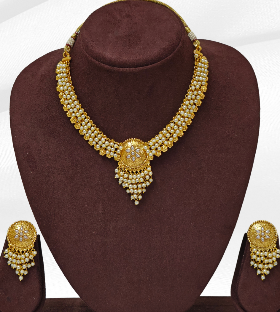 WHITE TARA JEWELLERY SET