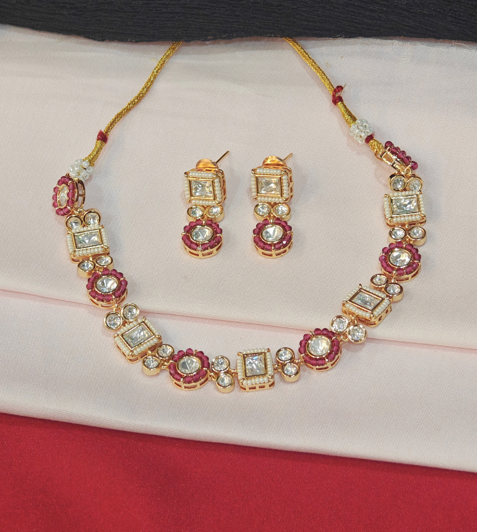 PINK VANYA JEWELLERY SET