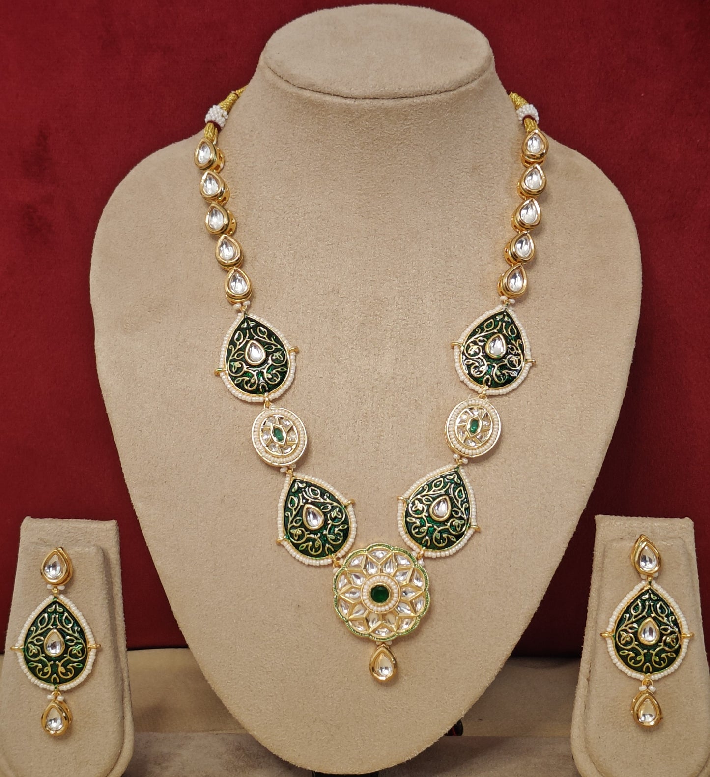 GREEN ADIRA JEWELLERY SET