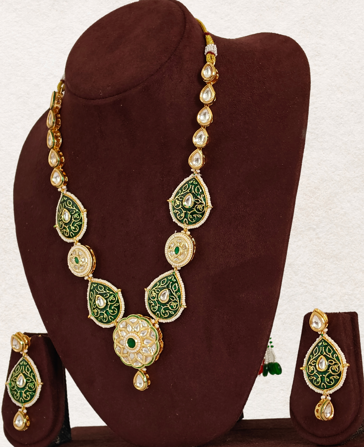 GREEN ADIRA JEWELLERY SET