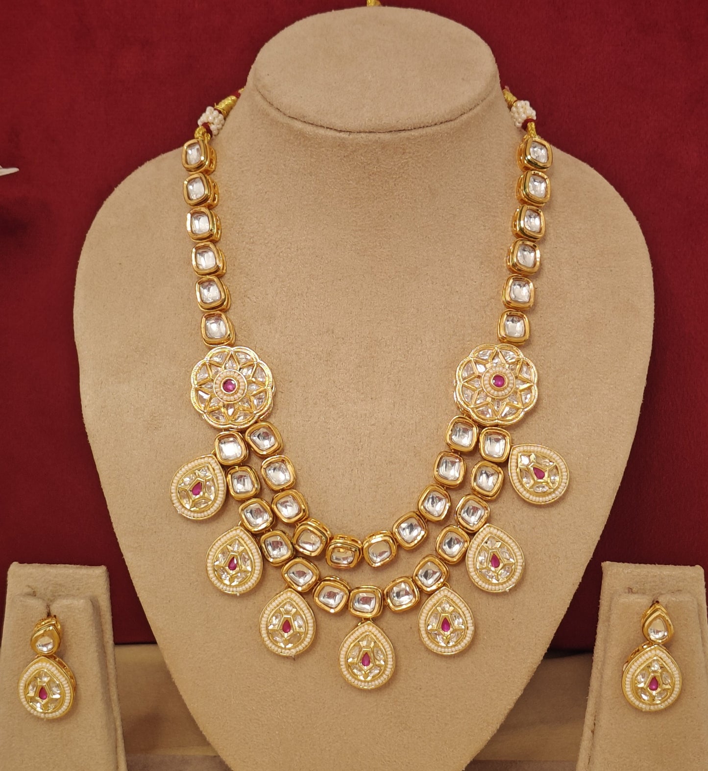 PINK GEETA JEWELLERY SET