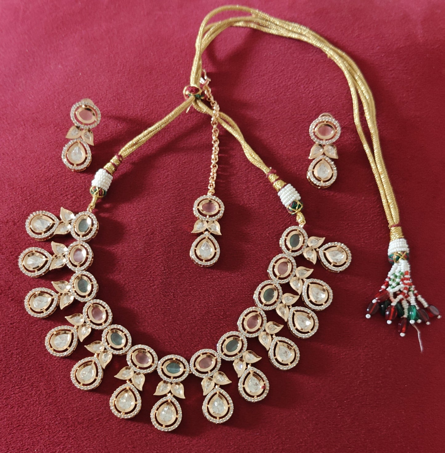 MULTICOLOR BHUMIKA JEWELLERY SET