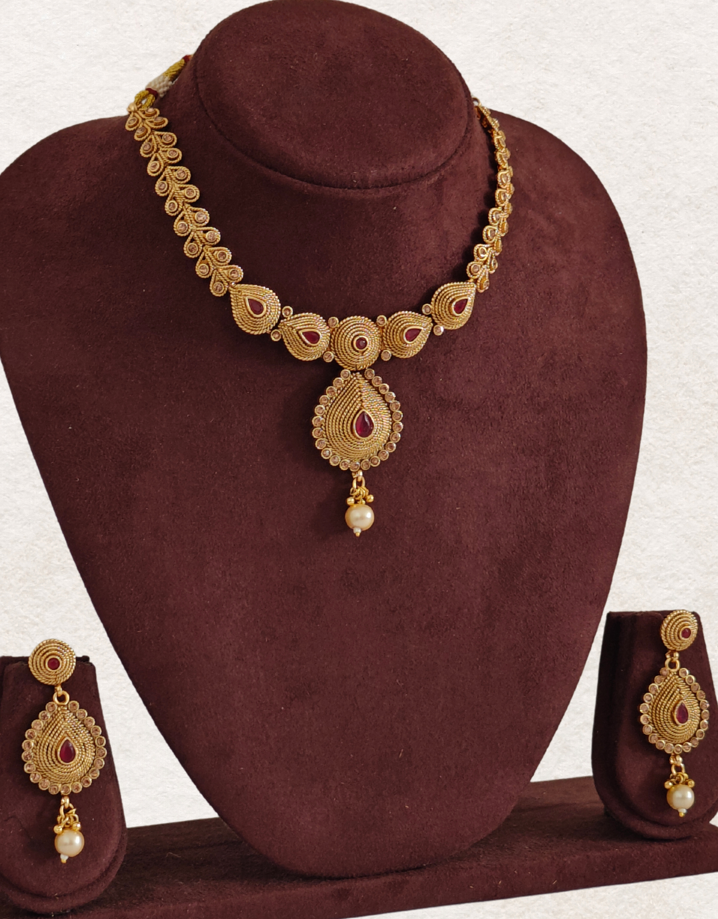 PINK TOSHNA JEWELLERY SET