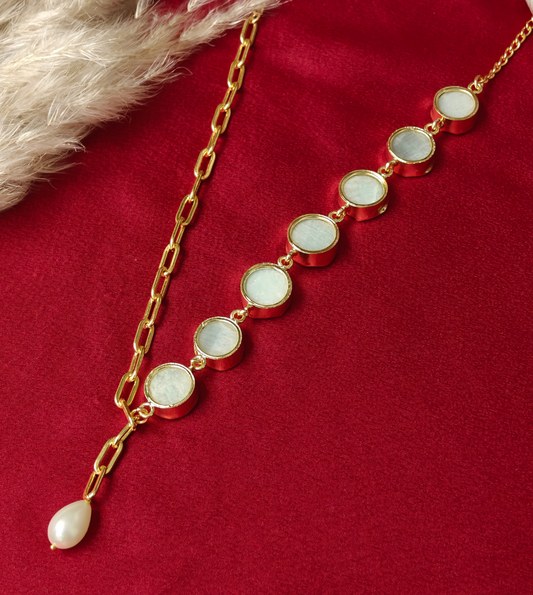 GREEN VAMEEKA JEWELLERY SET