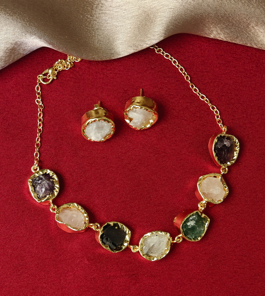 MULTICOLORED NIKITA JEWELLERY SET