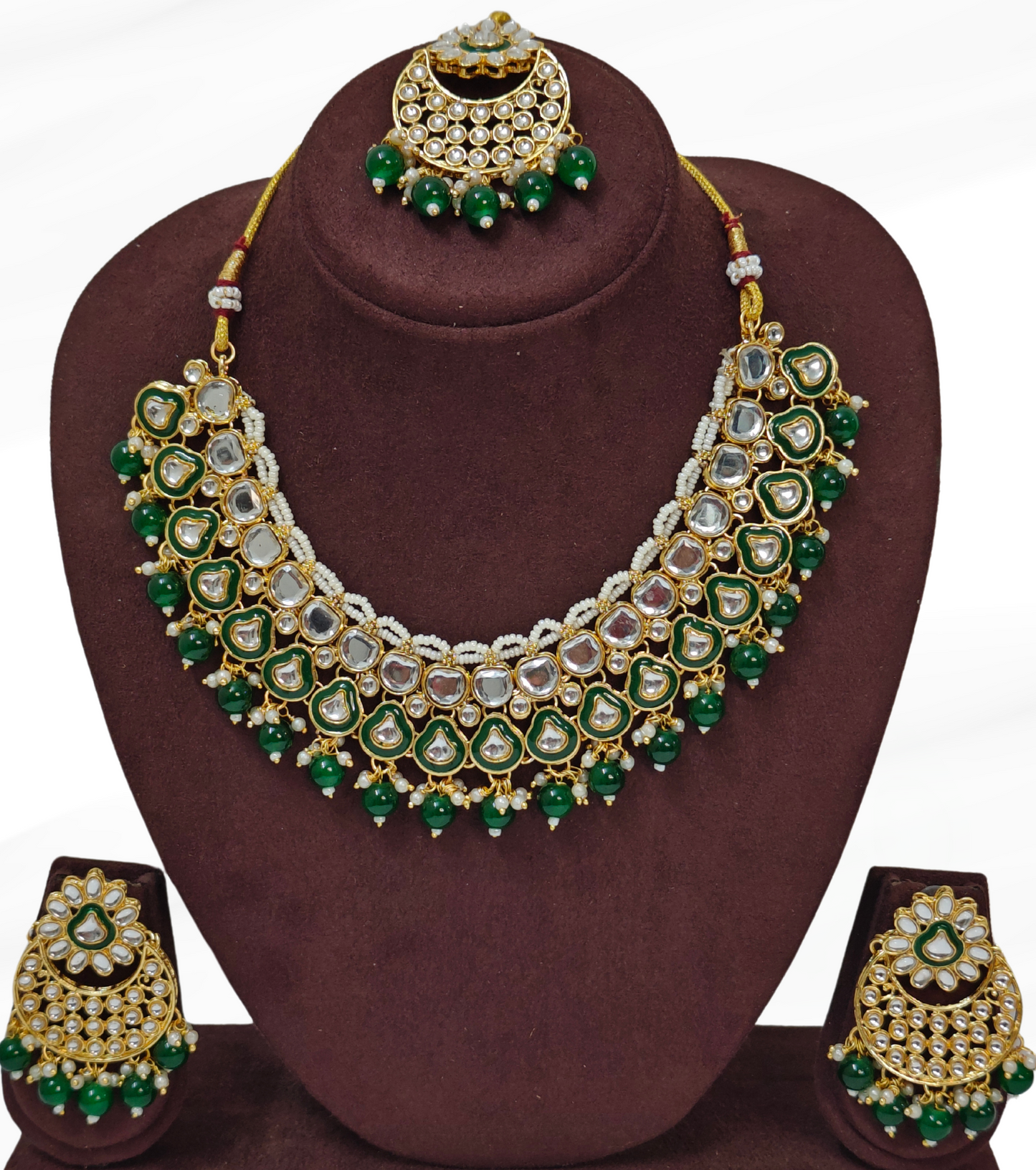 GREEN ARIKA JEWELLERY SET