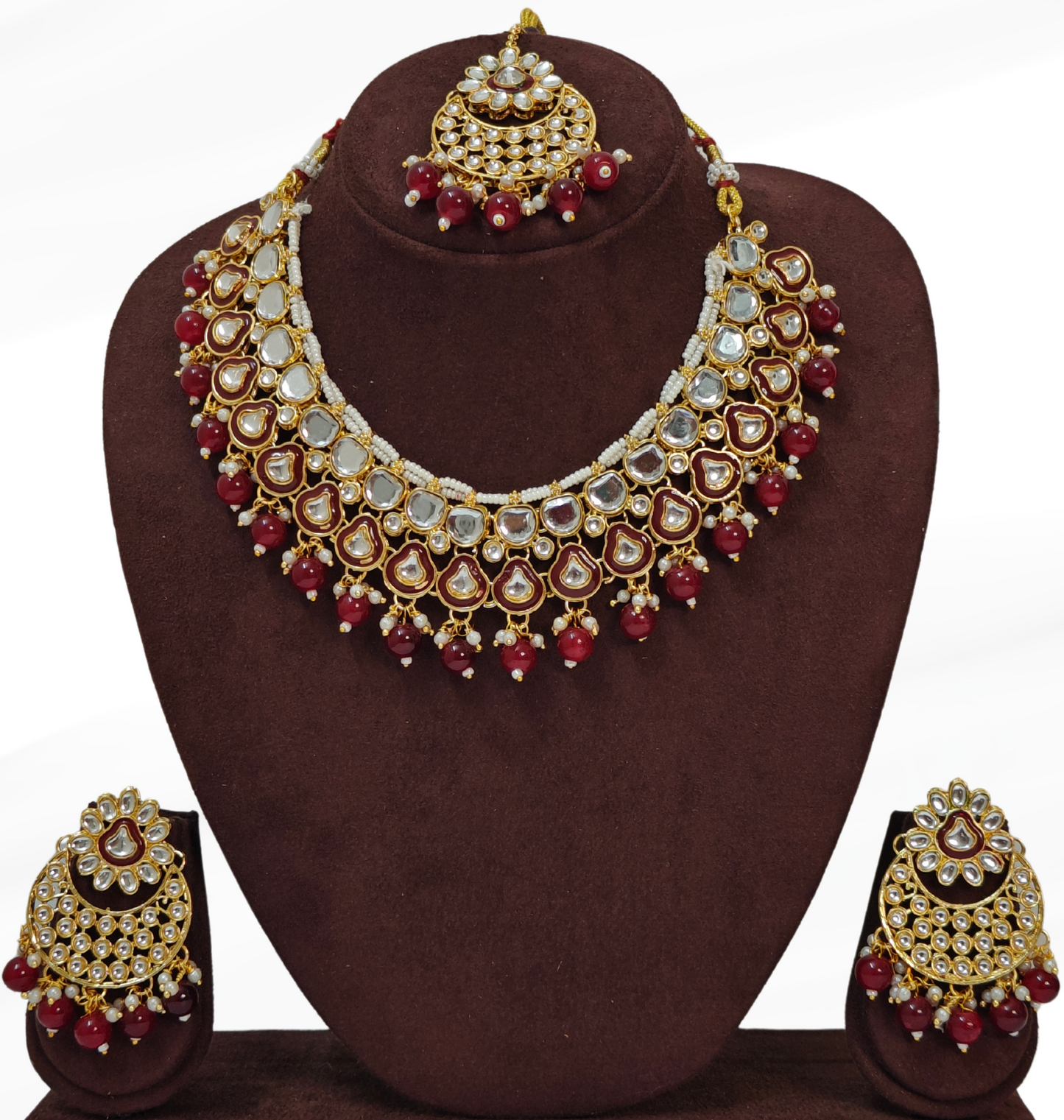 RUBY PINK ARIKA JEWELLERY SET