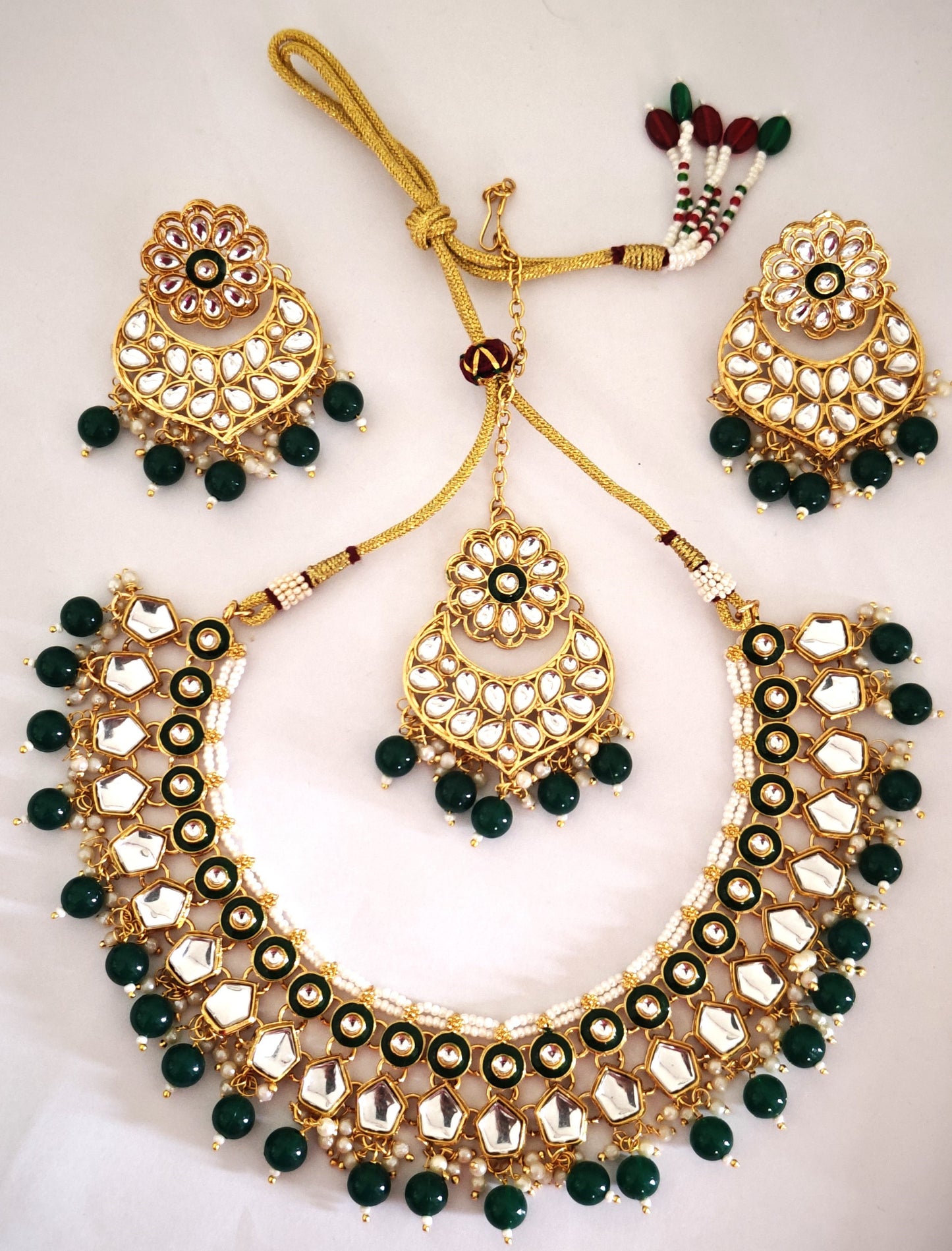 GREEN ISHANVI JEWELLERY SET