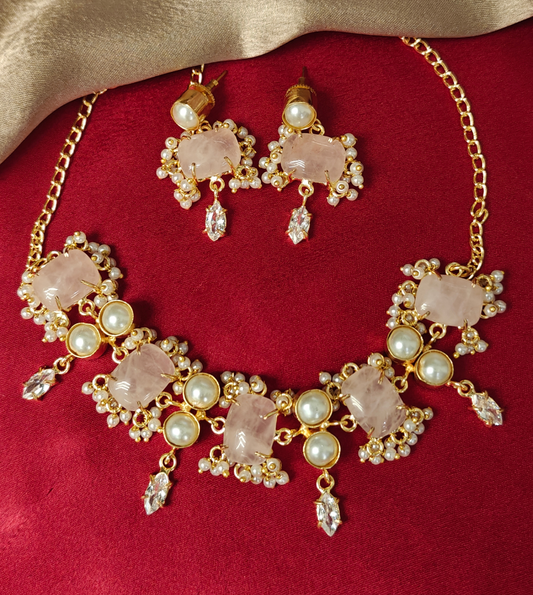 WHITE HIMANI JEWELLERY SET