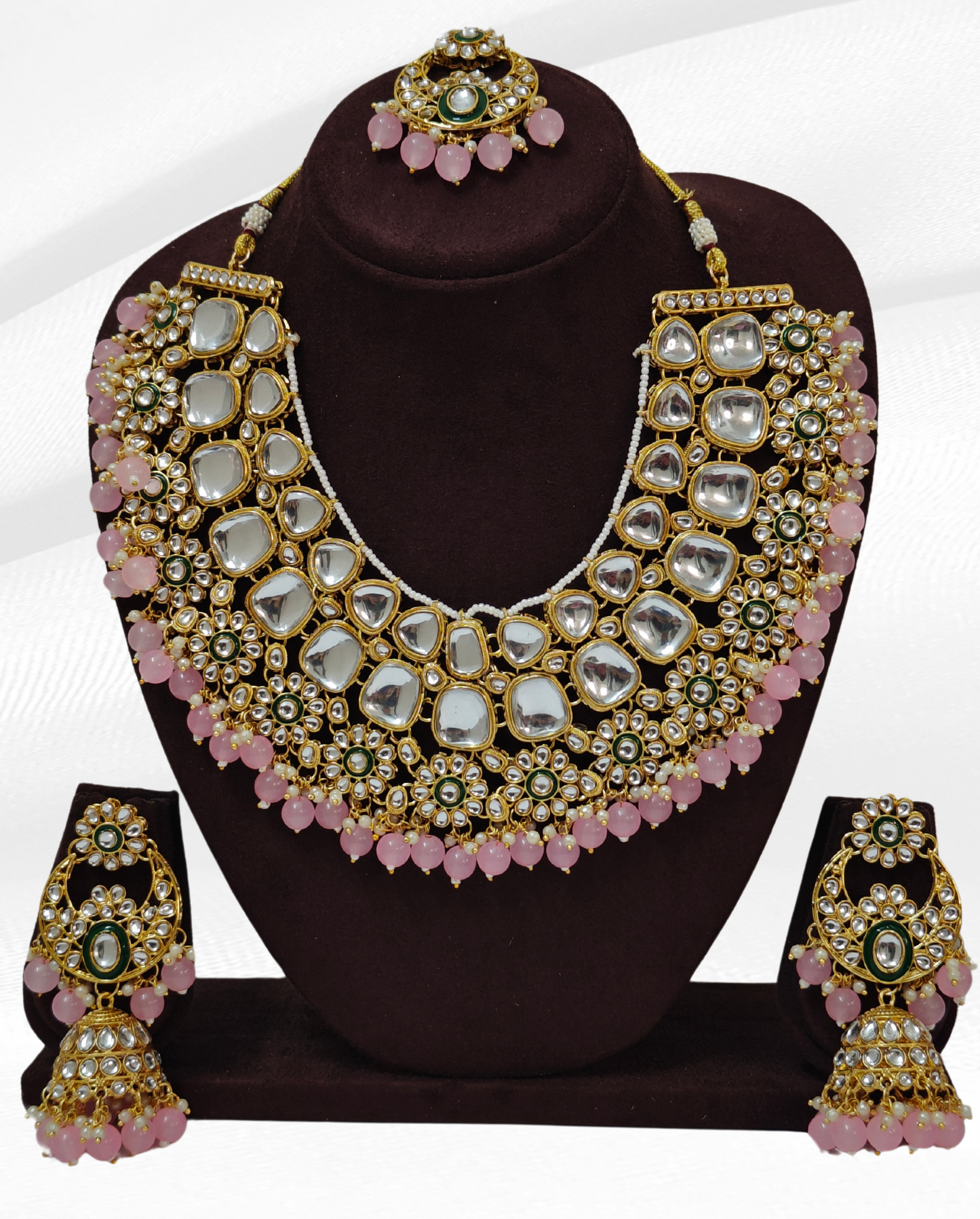 PINK SHREENI JEWELLERY SET