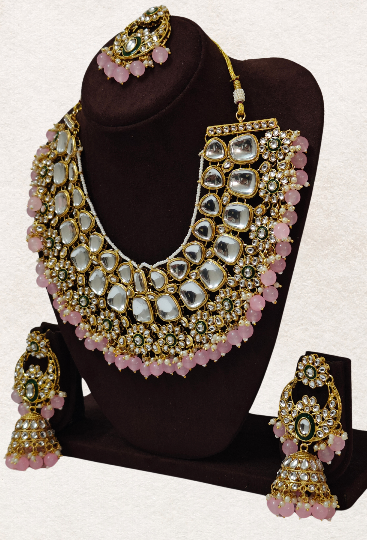 PINK SHREENI JEWELLERY SET