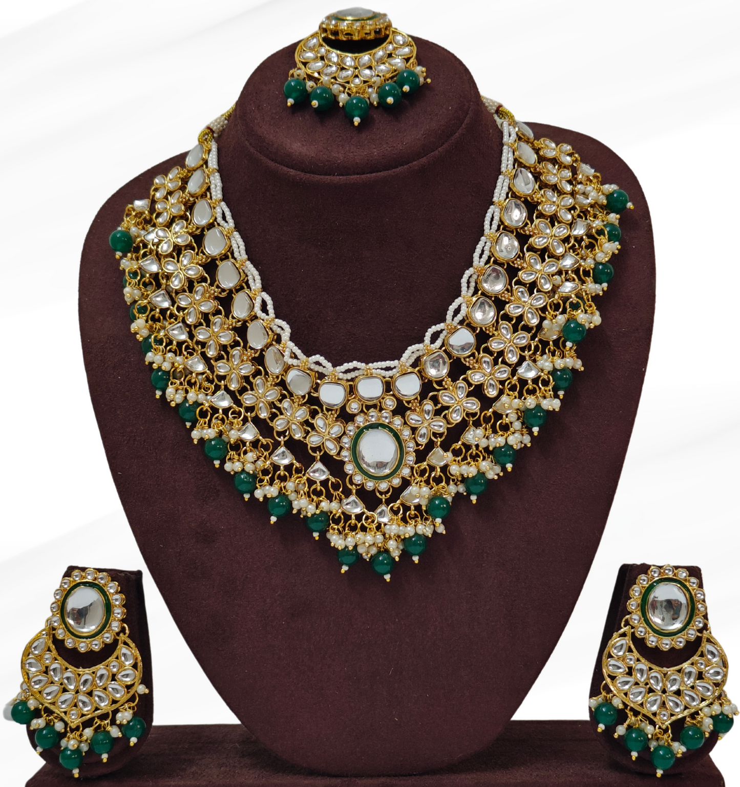 GREEN NIYATI JEWELLERY SET