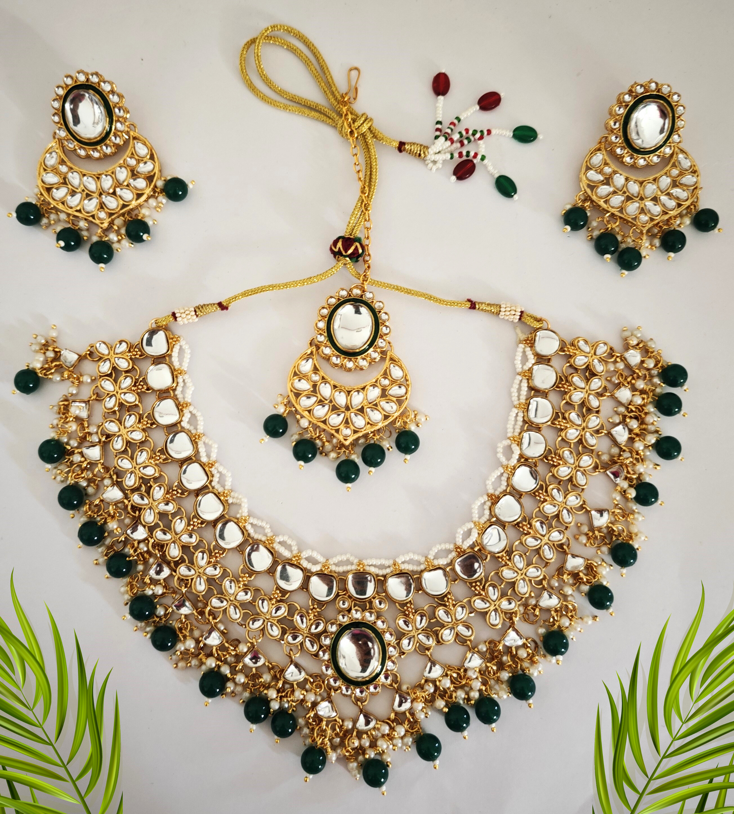 GREEN NIYATI JEWELLERY SET