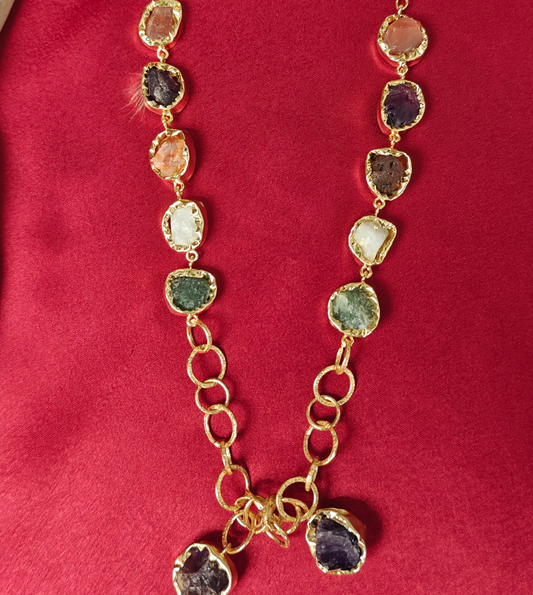 MULTICOLORED HRIDA JEWELLERY SET