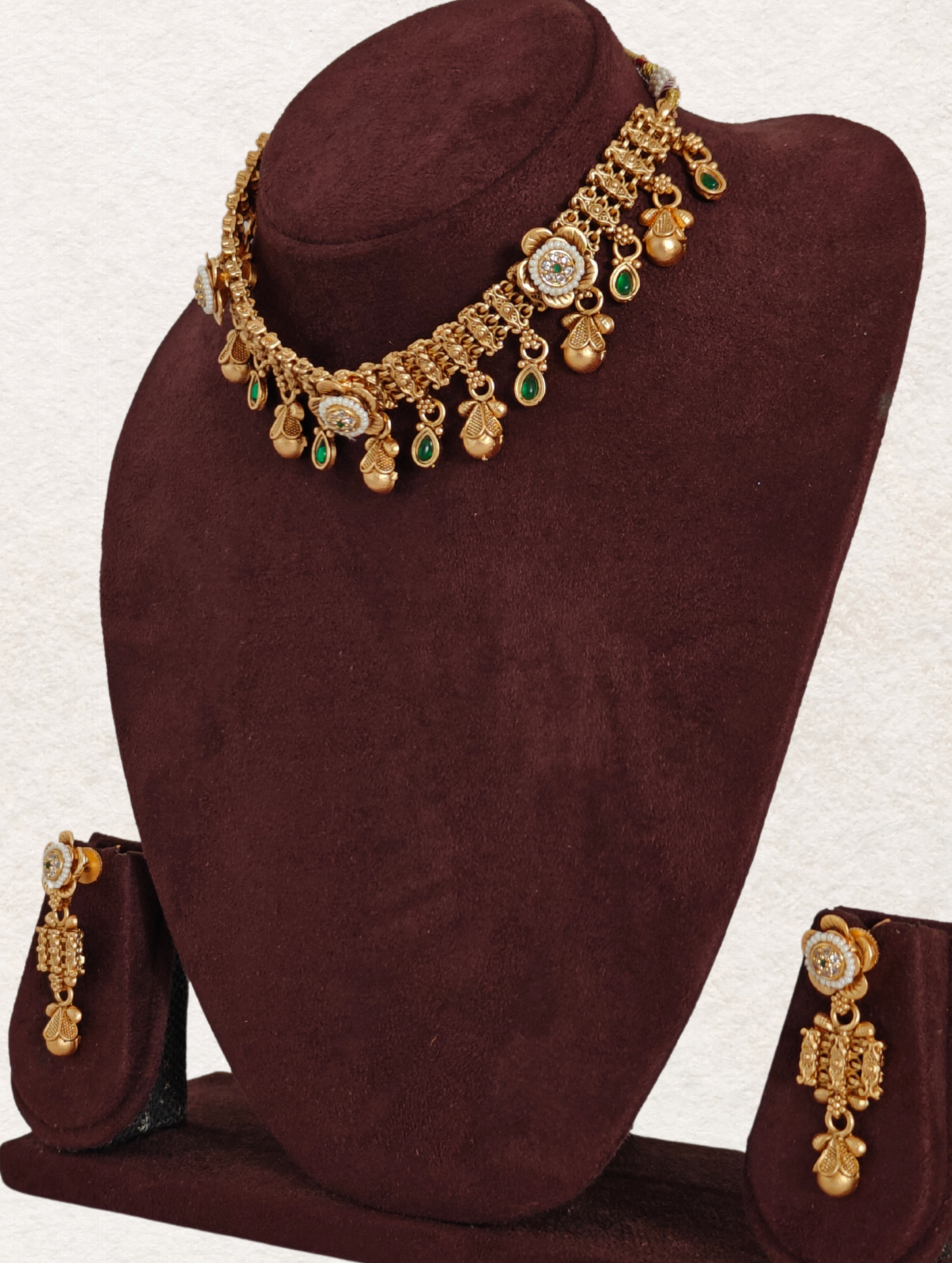 GREEN INAAYA JEWELLERY SET