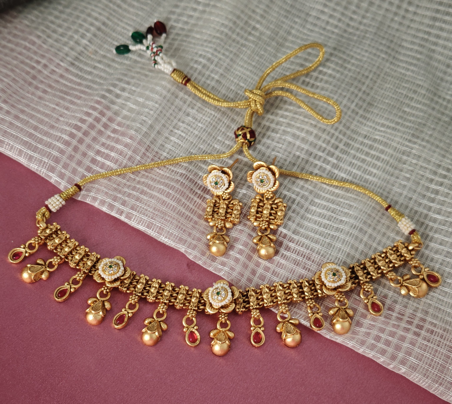 PINK INAAYA JEWELLERY SET