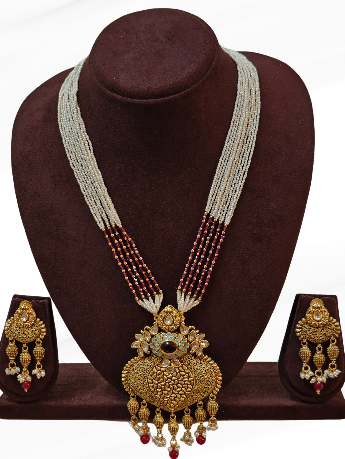 RUBY PINK ZOYA JEWELLERY SET