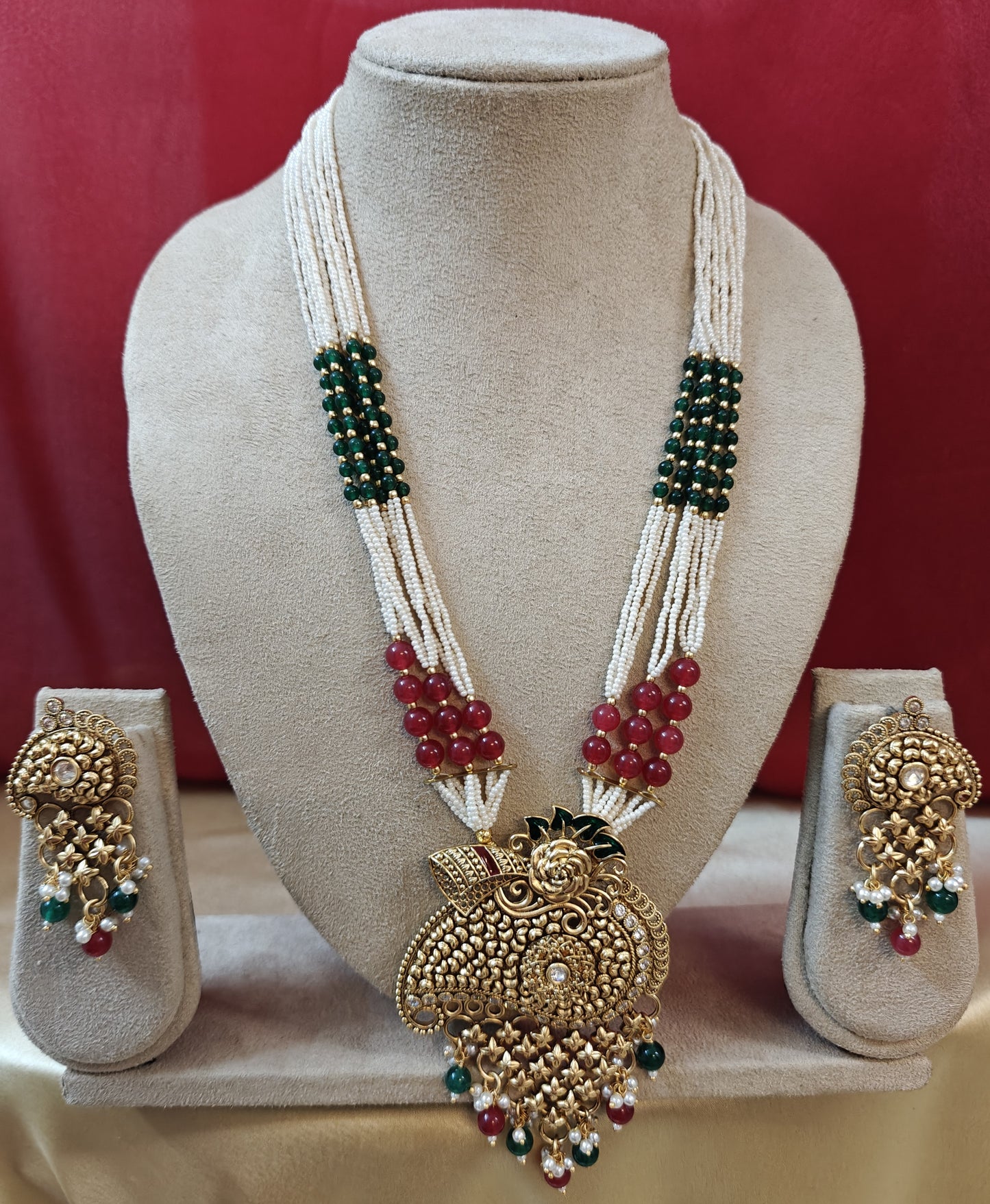 GREEN AVYA JEWELLERY SET