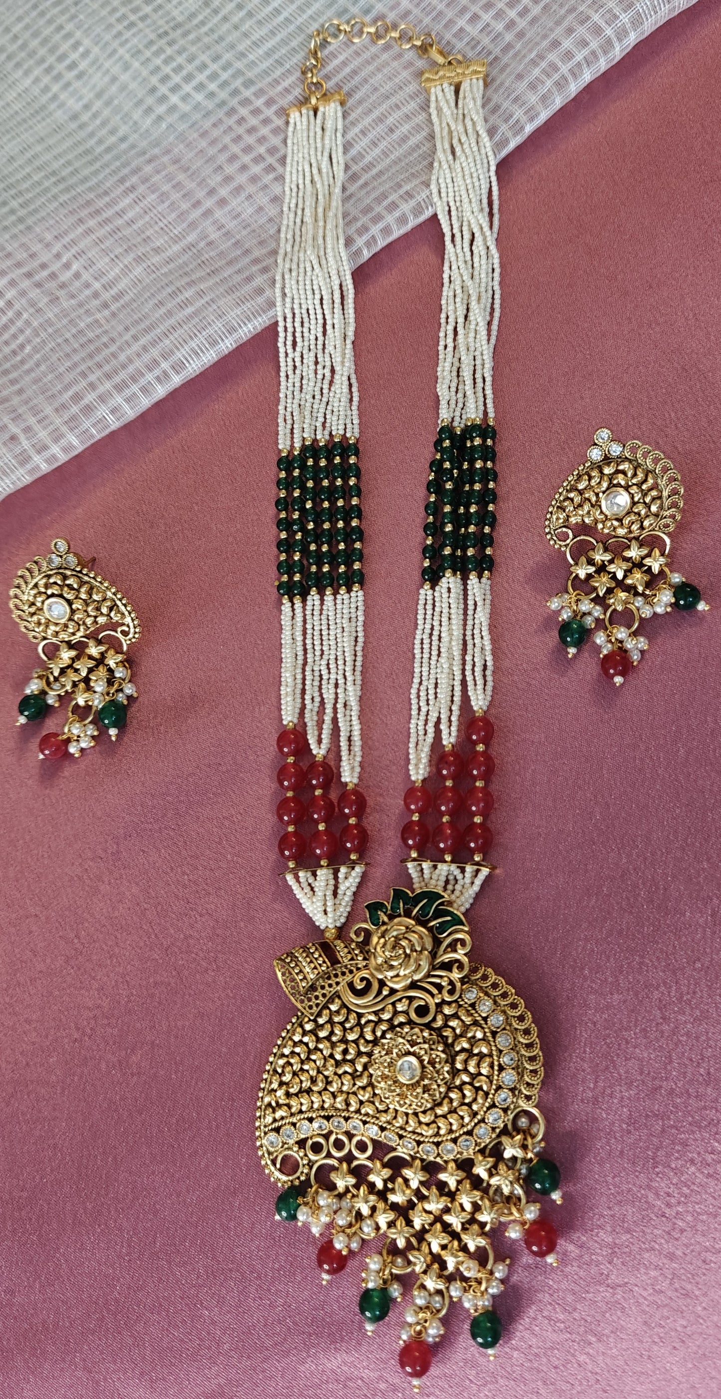 GREEN AVYA JEWELLERY SET