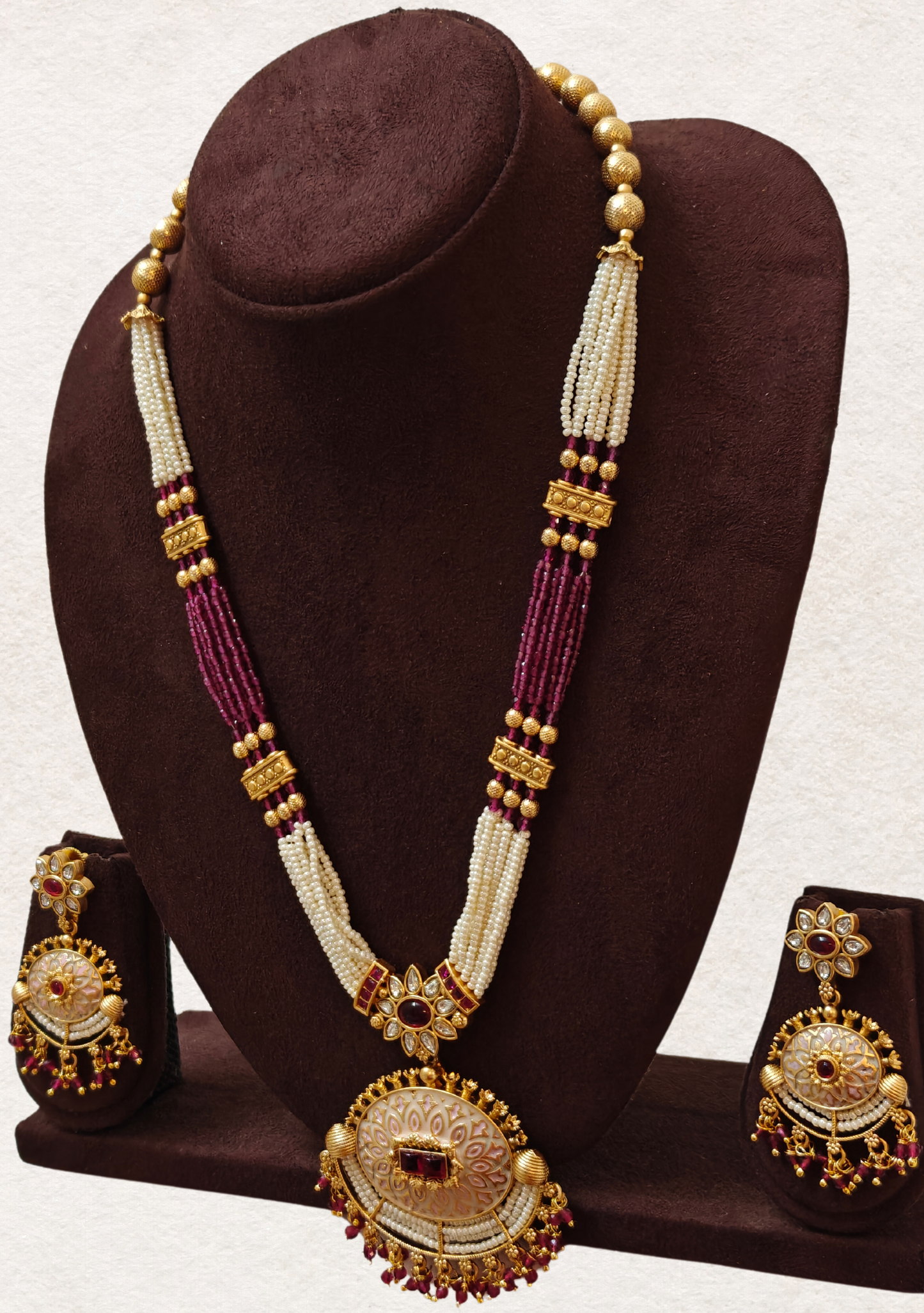 PINK NEEVA JEWELLERY SET