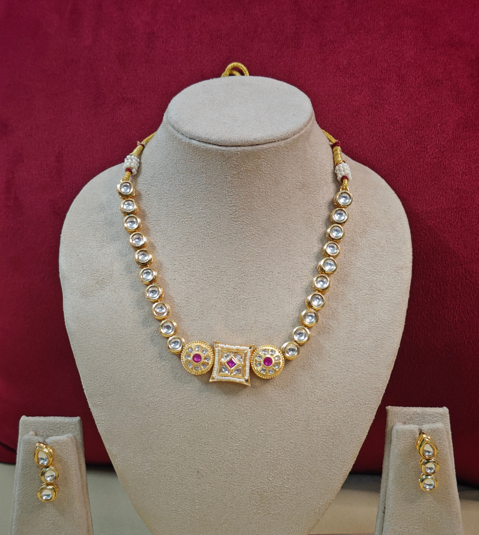 PINK MAMTA JEWELLERY SET