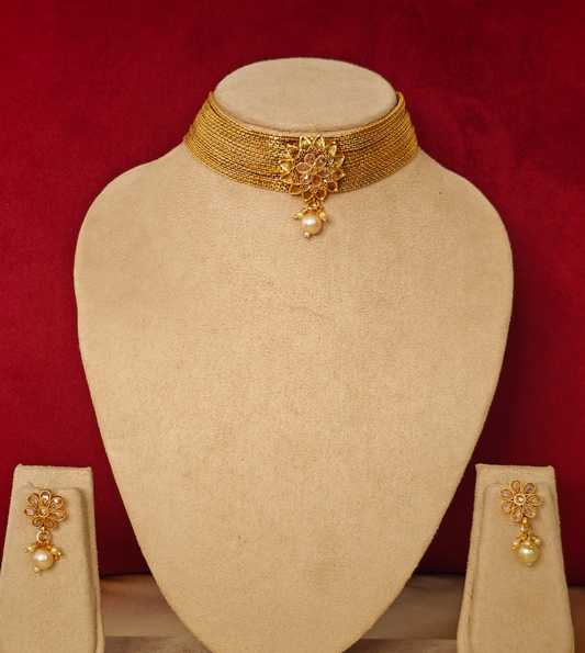 GOLDEN SANAYA JEWELLERY SET