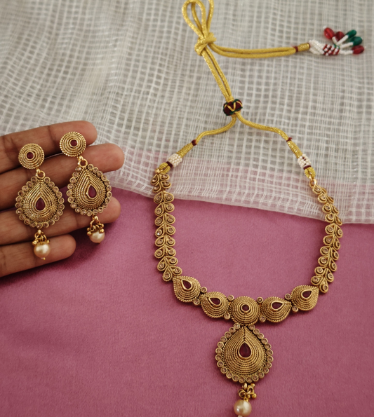 PINK TOSHNA JEWELLERY SET