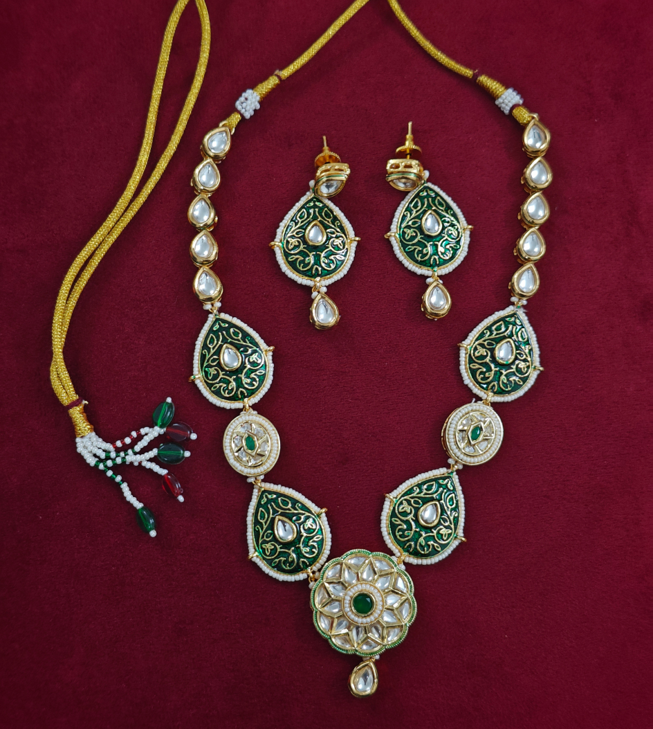 GREEN ADIRA JEWELLERY SET