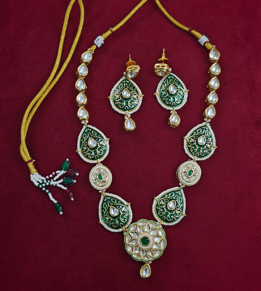 GREEN ADIRA JEWELLERY SET