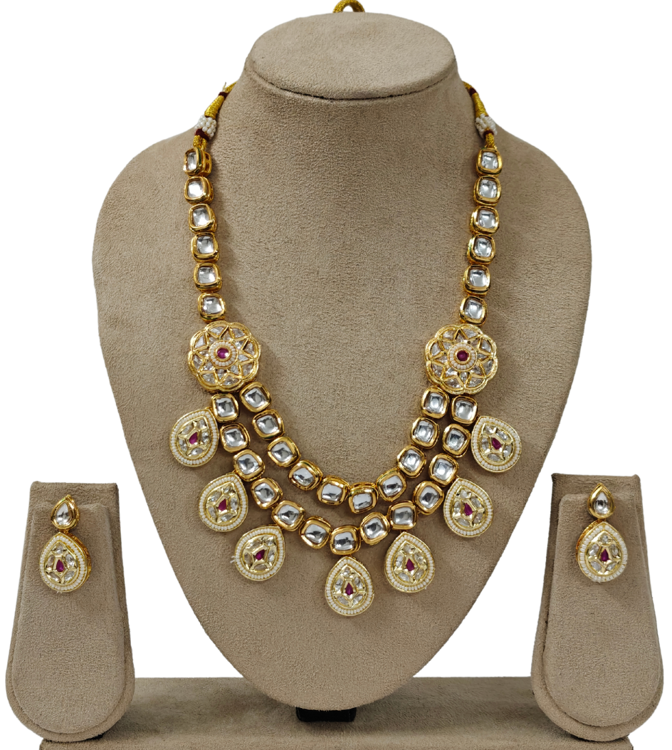 PINK GEETA JEWELLERY SET