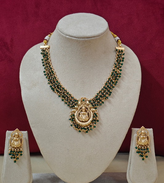 GREEN MEESHA JEWELLERY SET