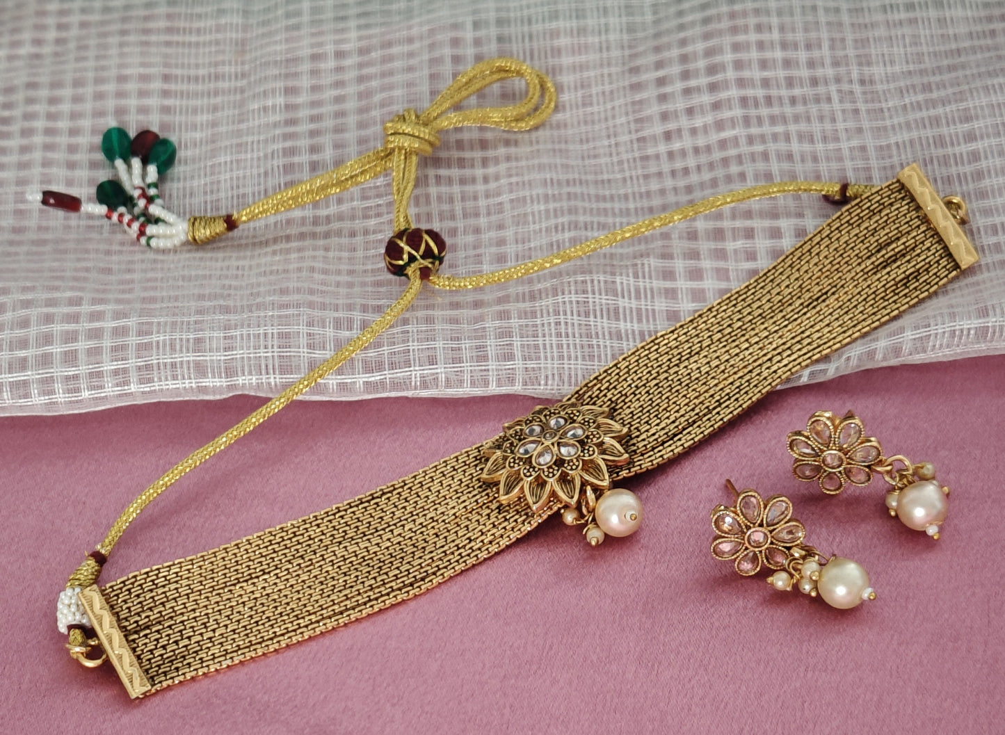 GOLDEN SANAYA JEWELLERY SET